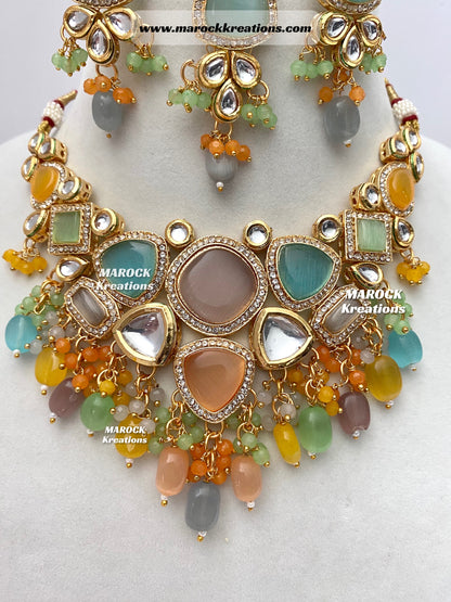 Kundan Statement Necklace set