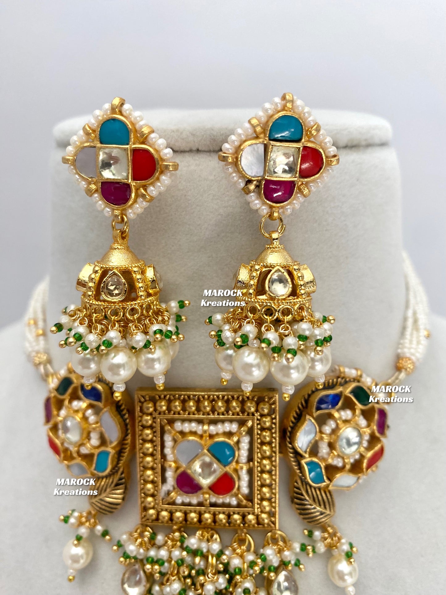 Ashna Paachi Kundan Gold plated exclusive choker set