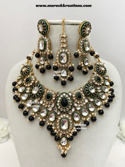 Premium Quality Kundan Statement Necklace set