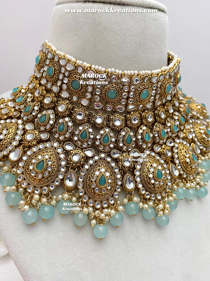 Salma Premium Quality Kundan Bridal set/bridal jewelry