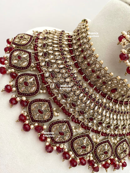 Tashi Premium Quality Polki Statement Bridal set