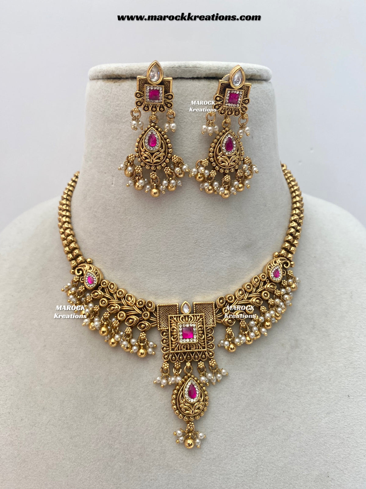 Kayla Premium Quality Gold Plated necklace set