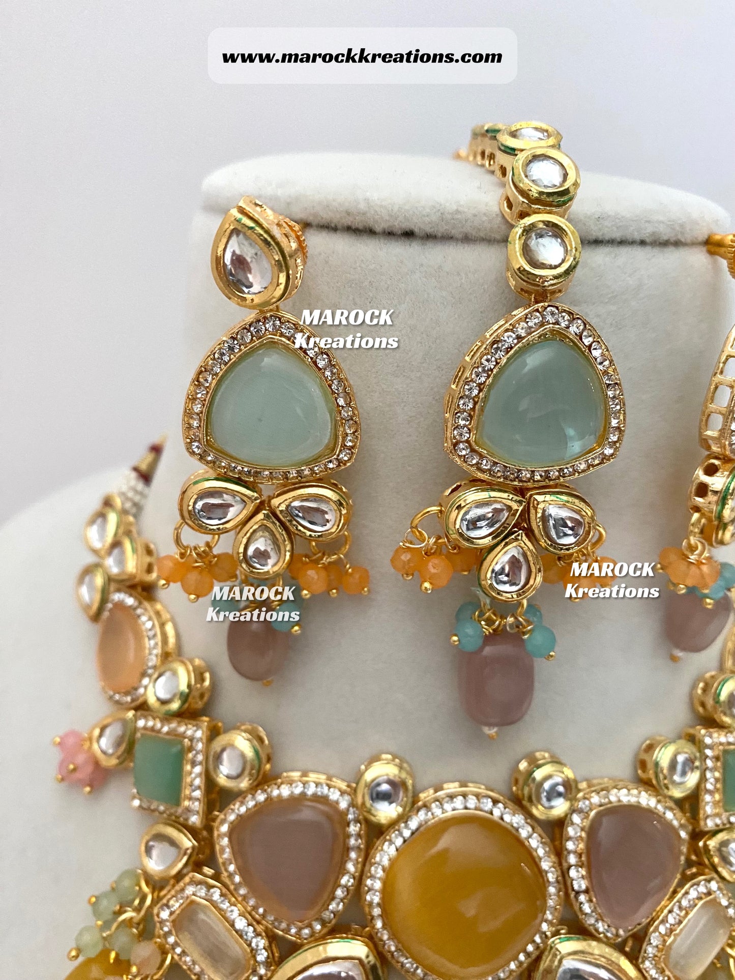 Kundan Statement Necklace set