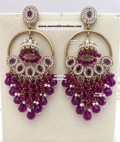 Kundan Statement Earrings