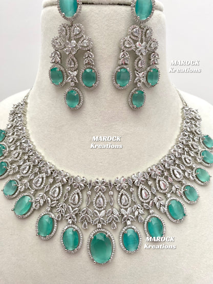 Amaya American Diamond Necklace set