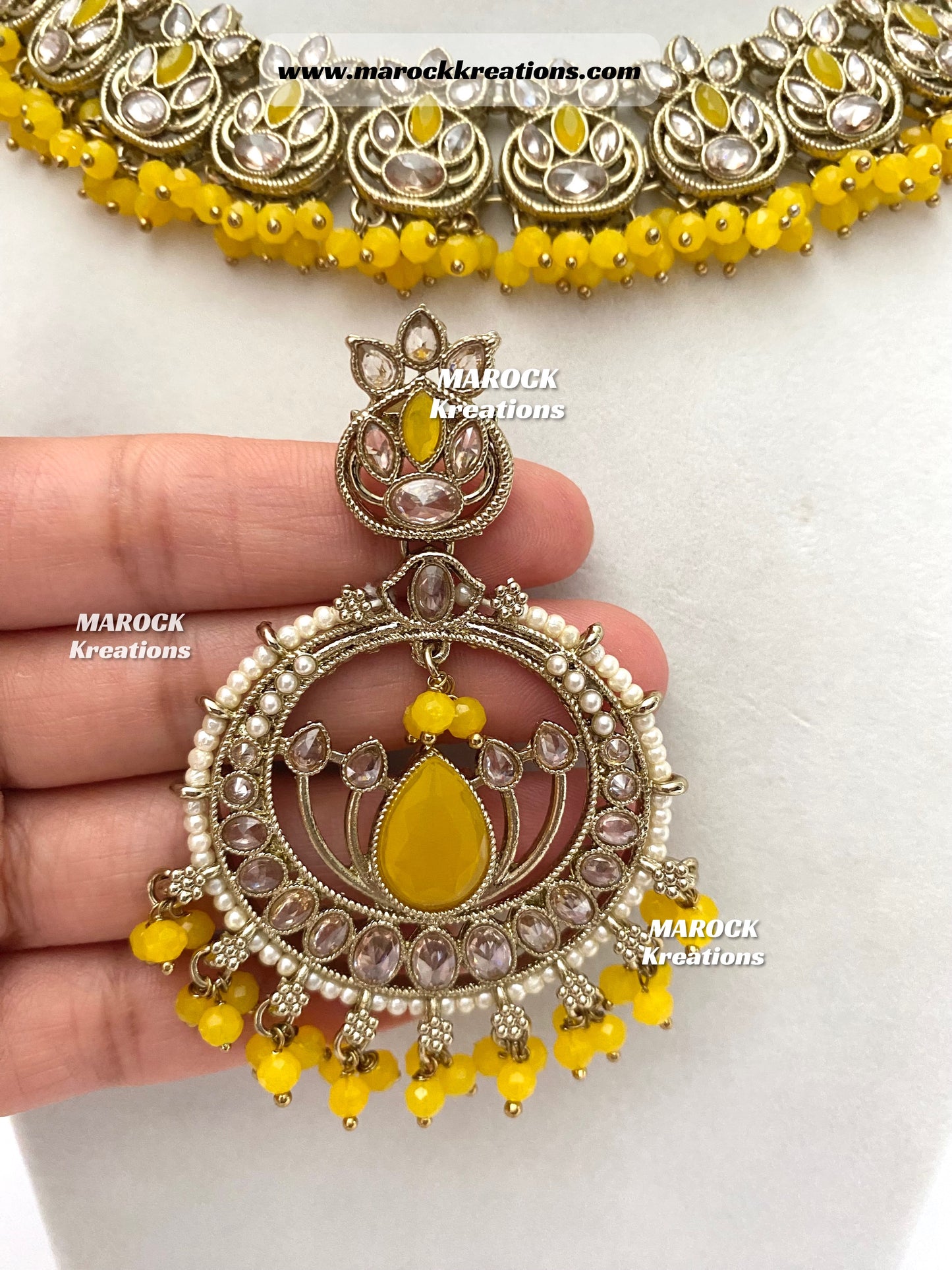 Antique Polki Necklace set