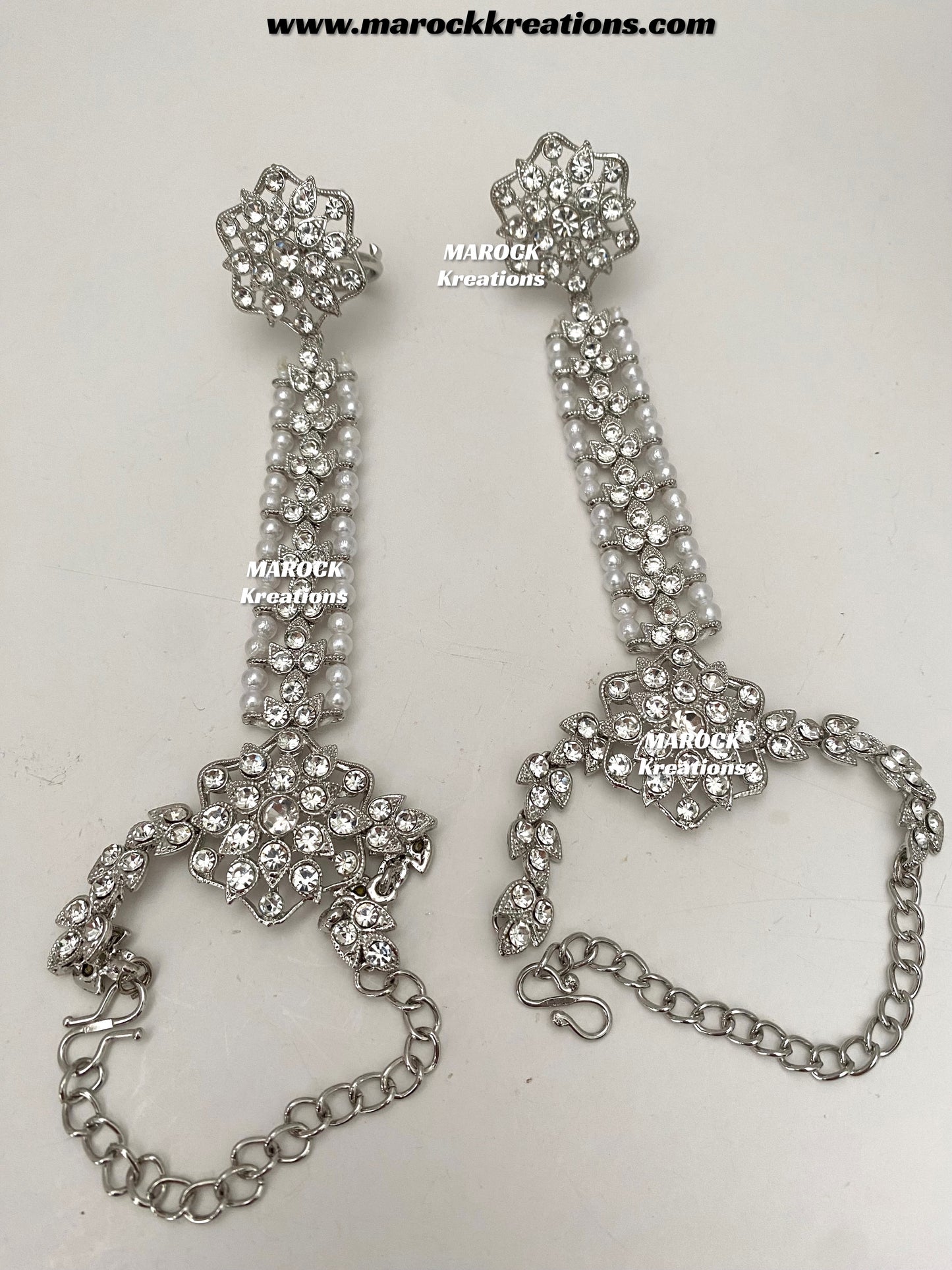 Sarwat Premium Quality Pakistani Silver Bridal set/bridal jewelry