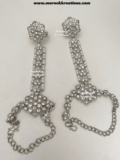 Sarwat Premium Quality Pakistani Silver Bridal set/bridal jewelry