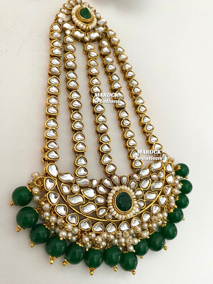 Oversized Kundan Jhoomer/Passa