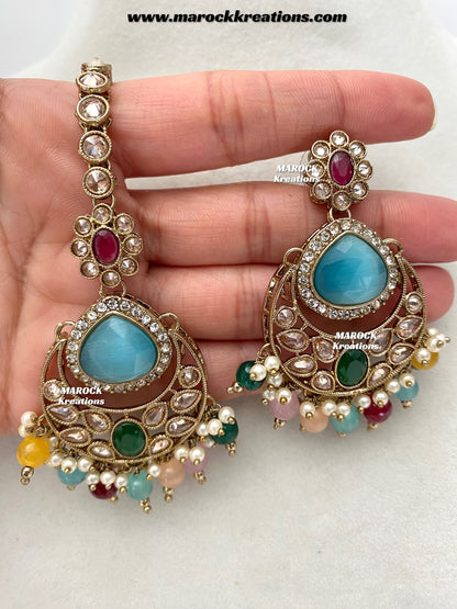 Kinjal Premium Quality Polki and Monalisa Statement Choker set