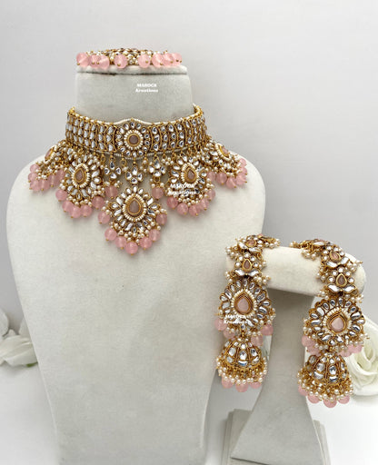 Bhavika Premium Quality Kundan choker/Necklace set