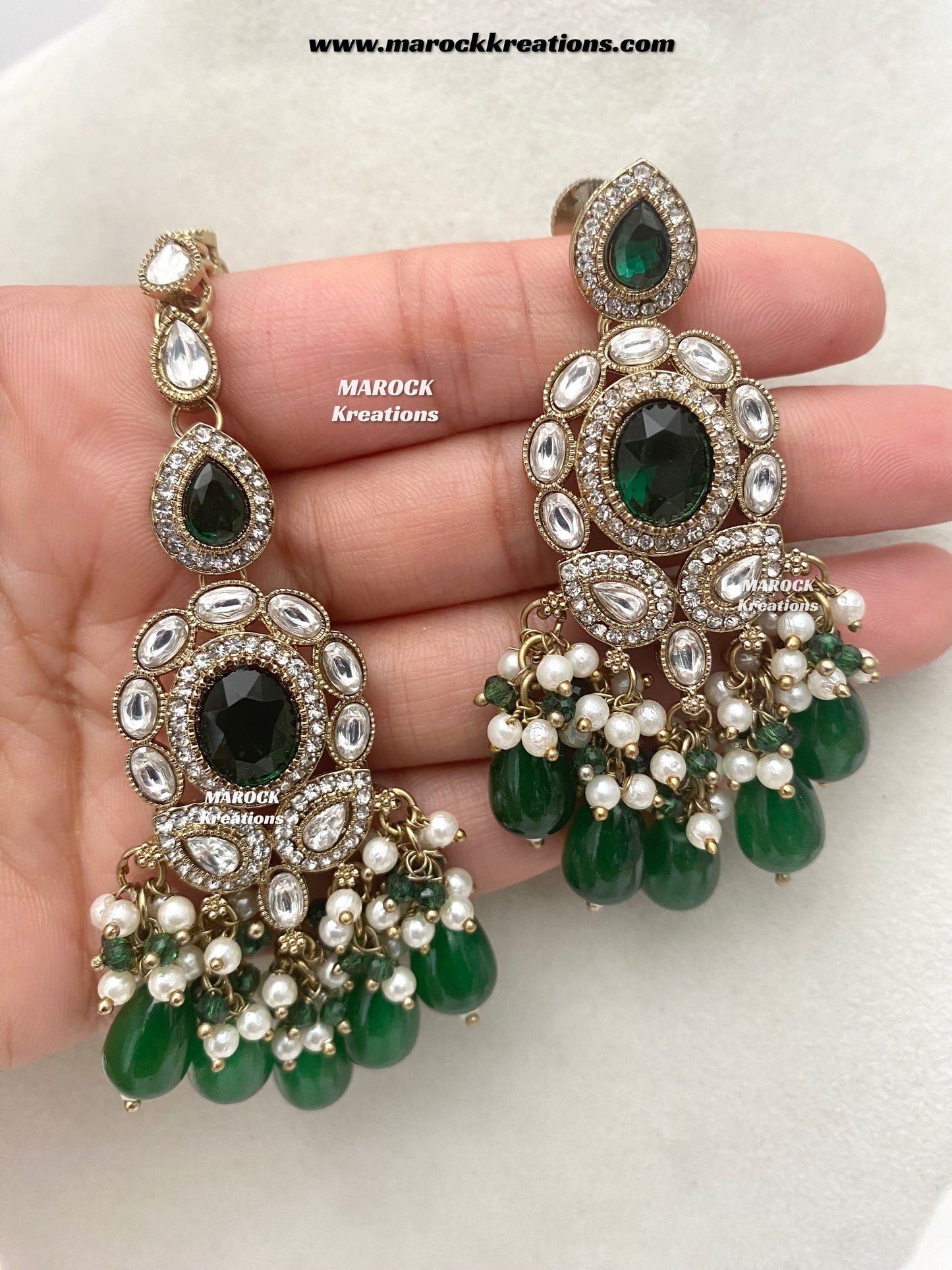 Manisha Sabyasachi inspired Premium Quality Kundan triple layer statement necklace set