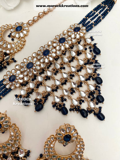 Yasmin premium quality Kundan Statement Choker set