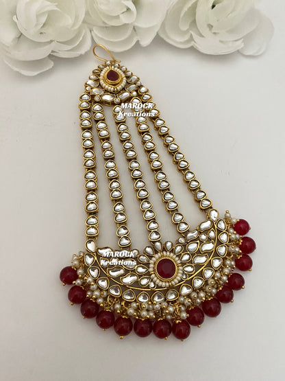 Oversized Kundan Jhoomer/Passa