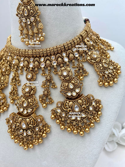 Shannon Premium Quality Gold Plated Bridal set