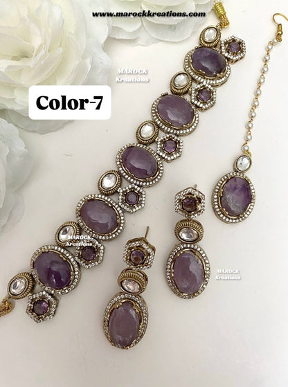 Ridam Sabyasachi inspired Premium Quality Kundan statement choker set