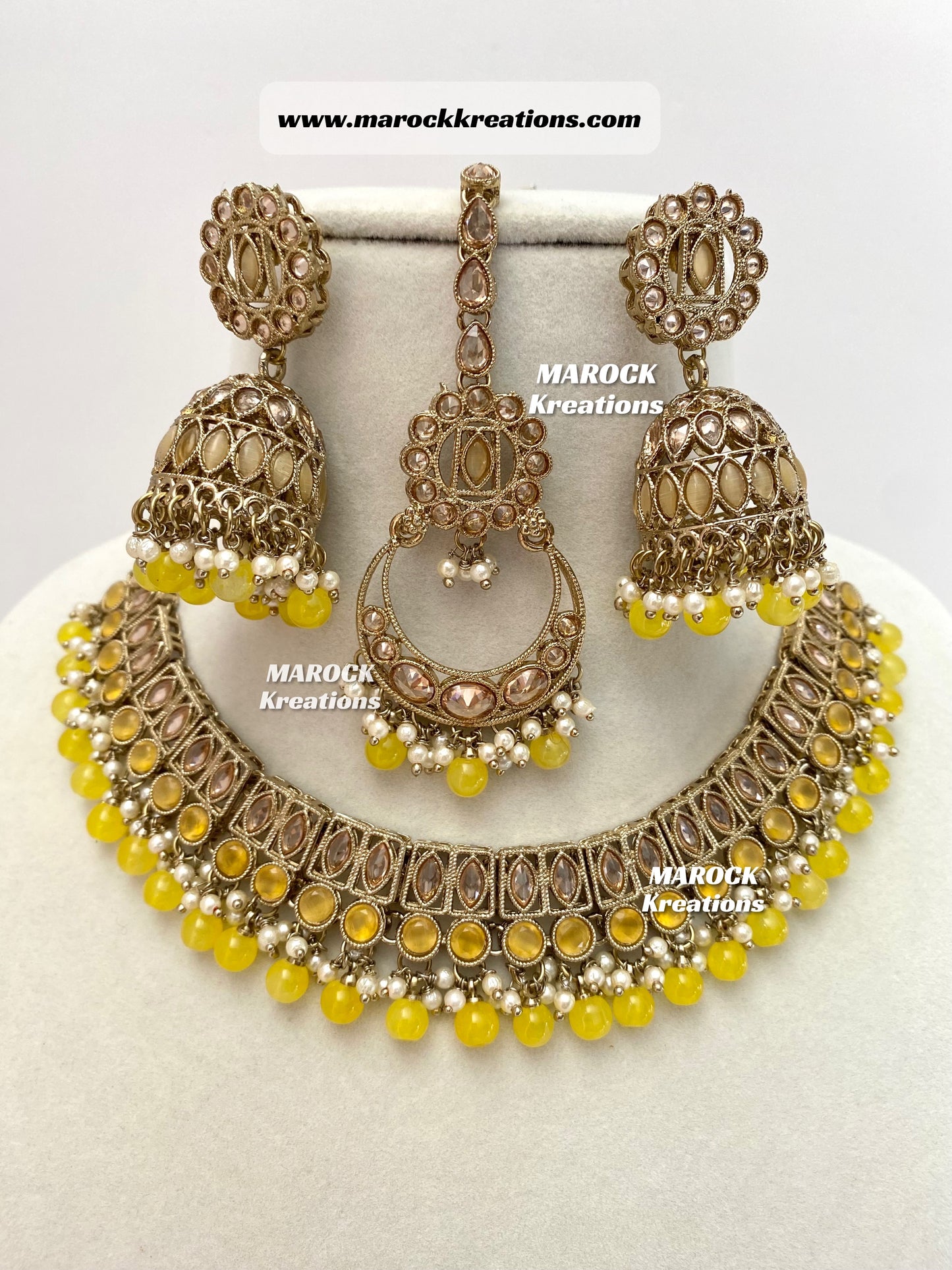 Alisha Antique Polki Choker/Necklace sets