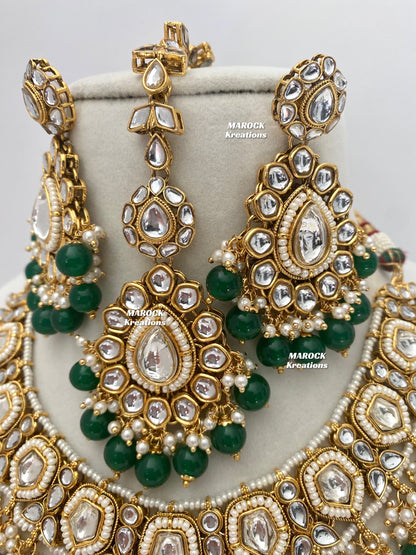 Sania Premium Quality Kundan Necklace set