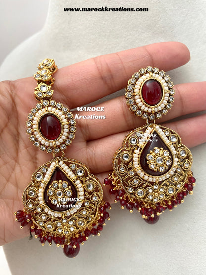 Rufsana Sabyasachi inspired Premium Quality Kundan statement necklace set
