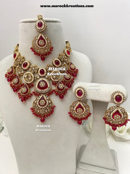 Rufsana Sabyasachi inspired Premium Quality Kundan statement necklace set