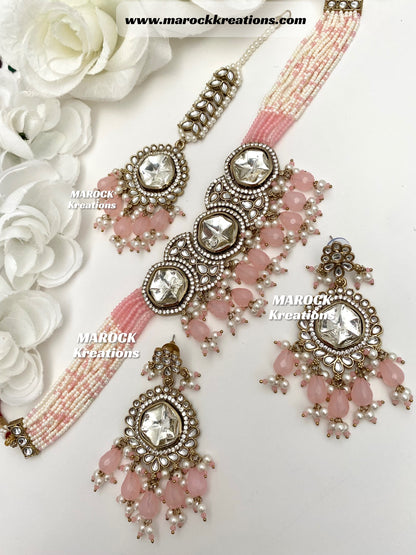 Amina Kundan Choker set