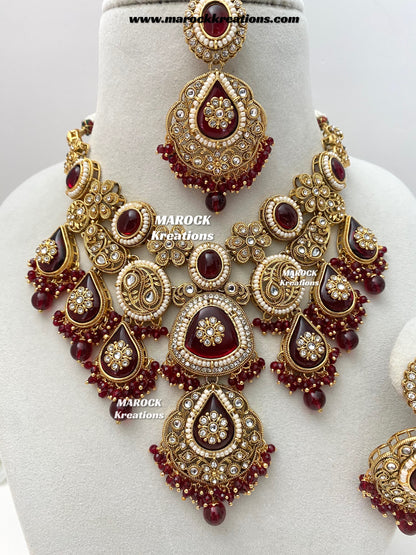 Rufsana Sabyasachi inspired Premium Quality Kundan statement necklace set