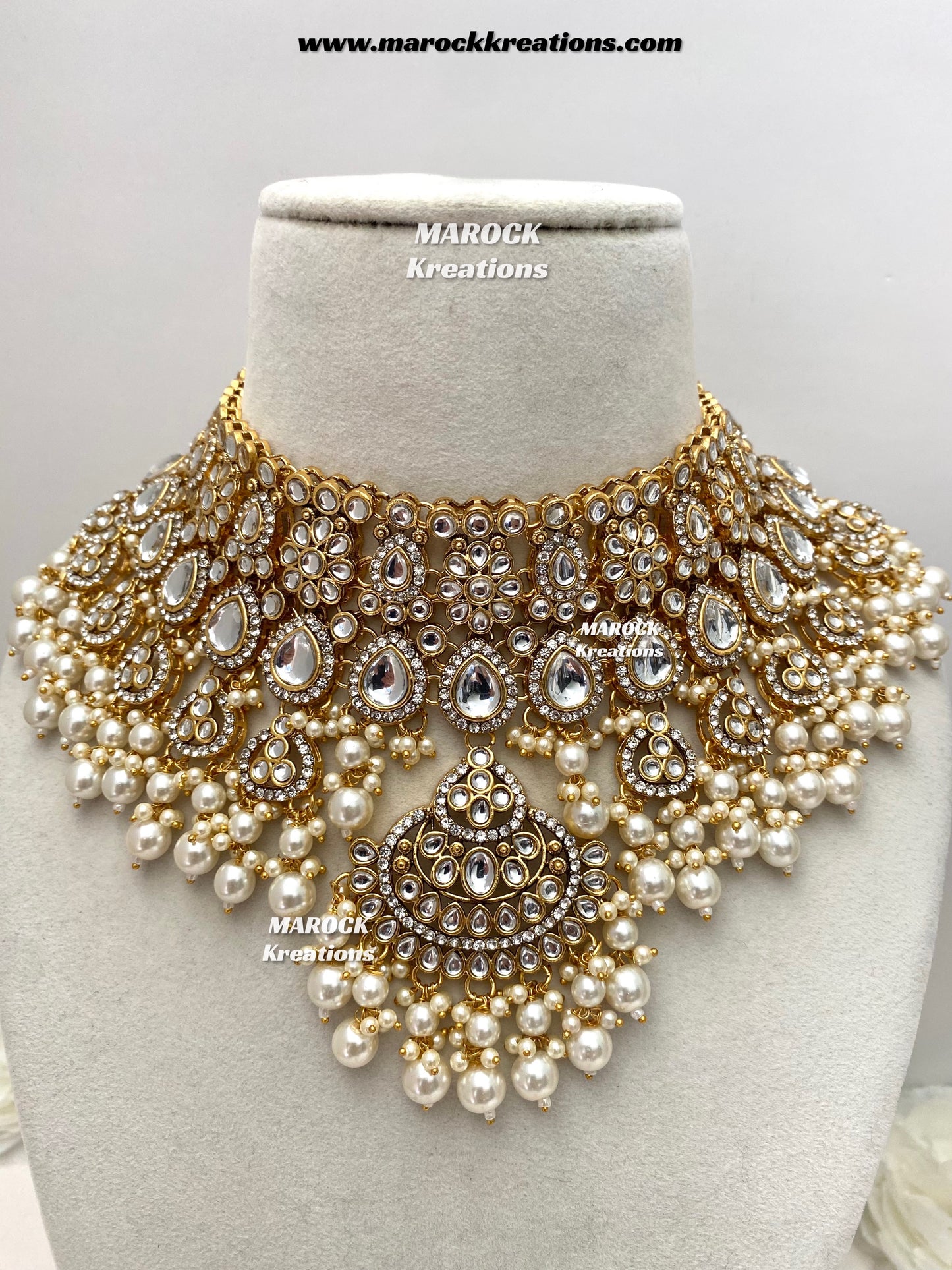 Premium Quality Kundan Bridal set/Indian bridal jewelry