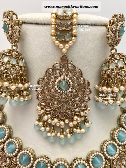 Aalia Antique Polki Necklace set