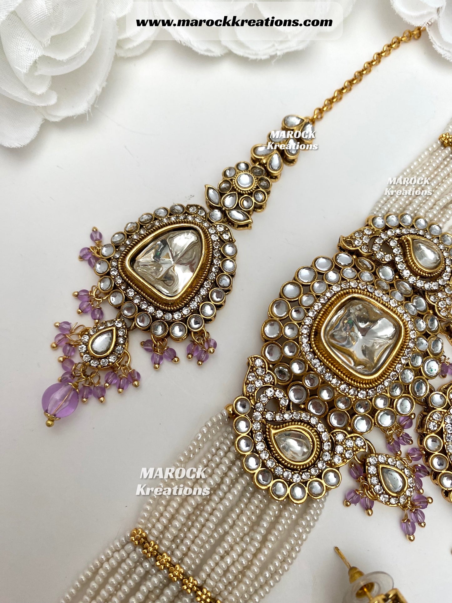 Aarzoo Kundan Statement Choker set