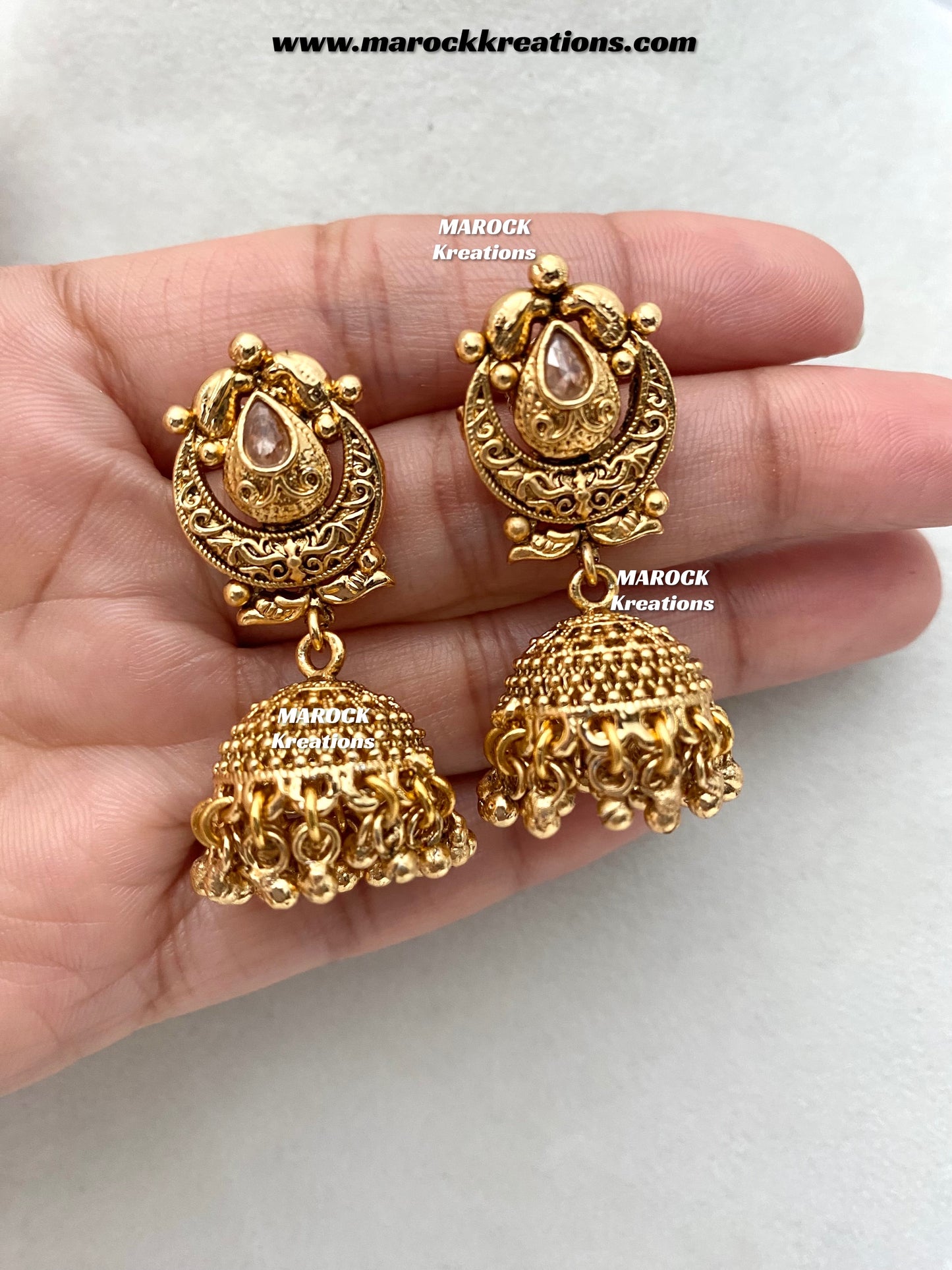 Anima Premium Quality Gold Plated necklace set