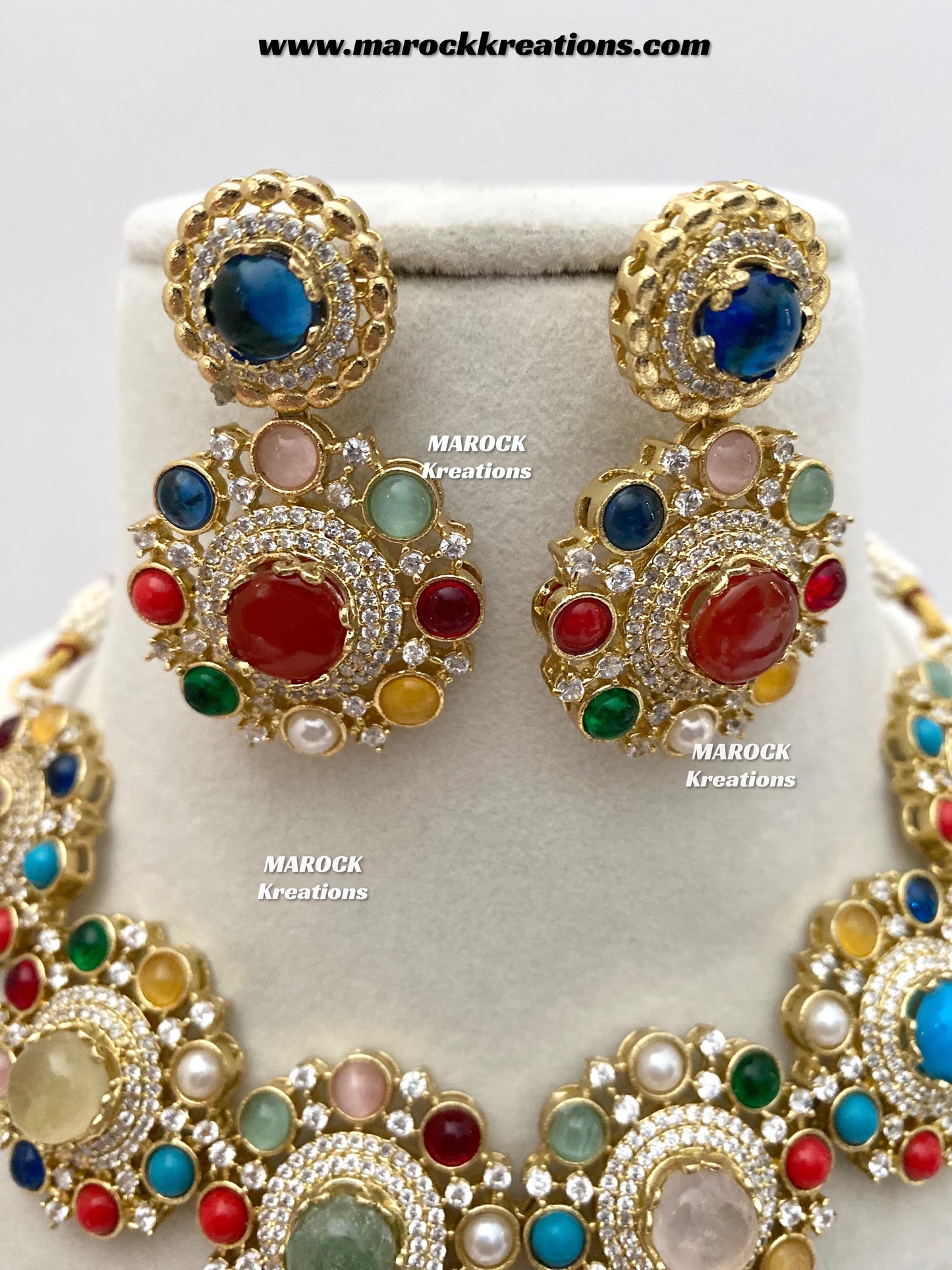 Annie Premium quality Sabyasachi inspired Statement necklace set