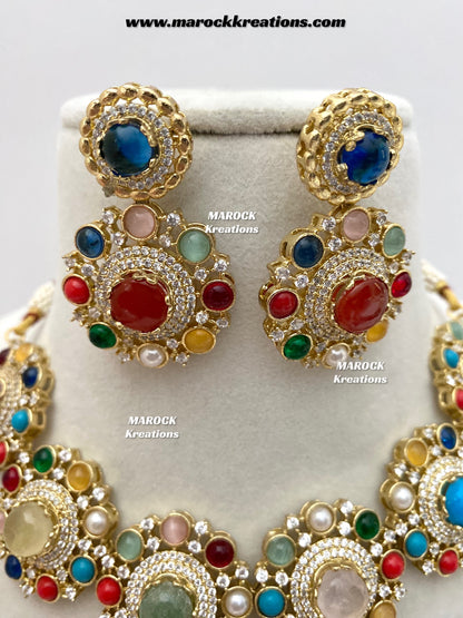 Annie Premium quality Sabyasachi inspired Statement necklace set