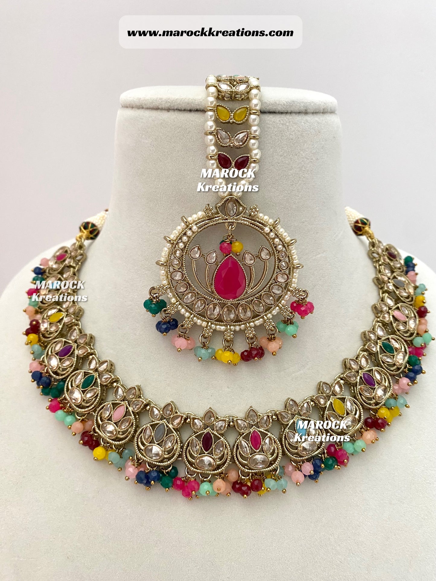 Antique Polki Necklace set