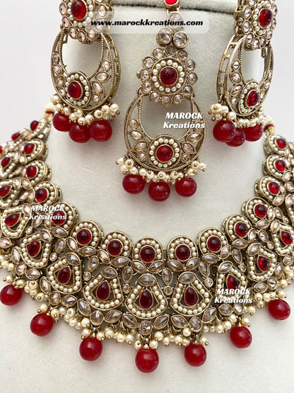 Antique Polki Necklace set