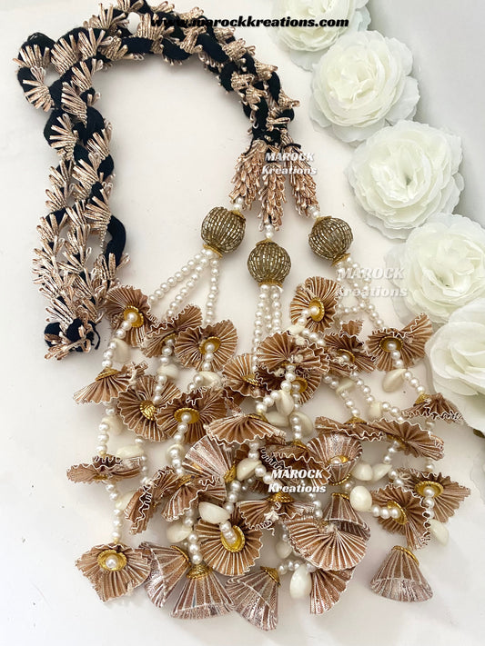 Traditional gotta patti Parandi with lace /Hair dori/Jago braid accessories