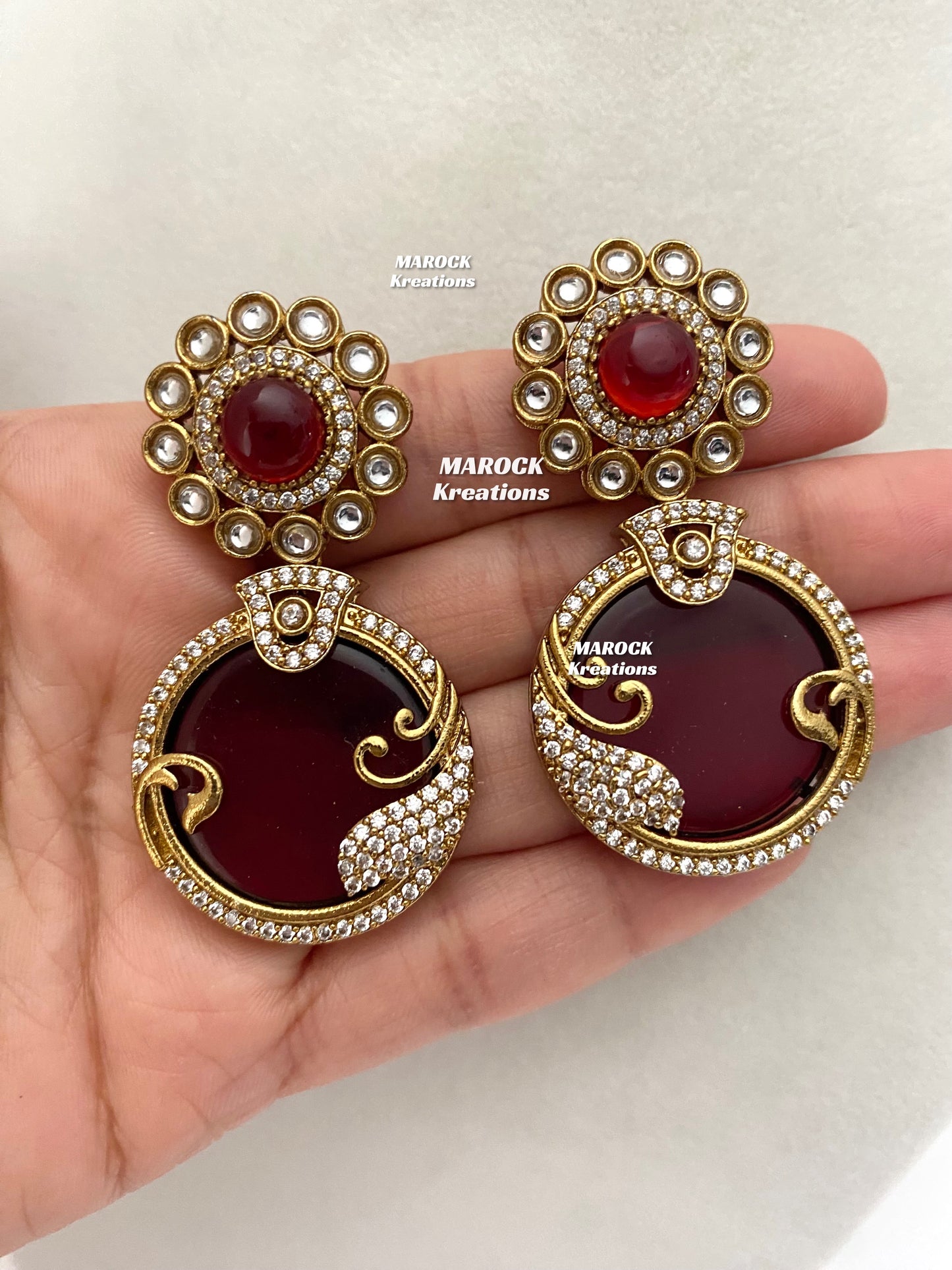 Haniya Sabyasachi inspired Premium Quality Moissanite Kundan Statement Necklace set