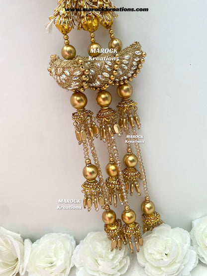Traditional gotta patti Parandi with lace /Hair dori/Jago braid accessories