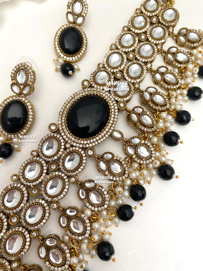 Danica Sabyasachi inspired Premium Quality Moissanite Kundan Statement Choker set