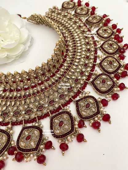 Tashi Premium Quality Polki Statement Bridal set