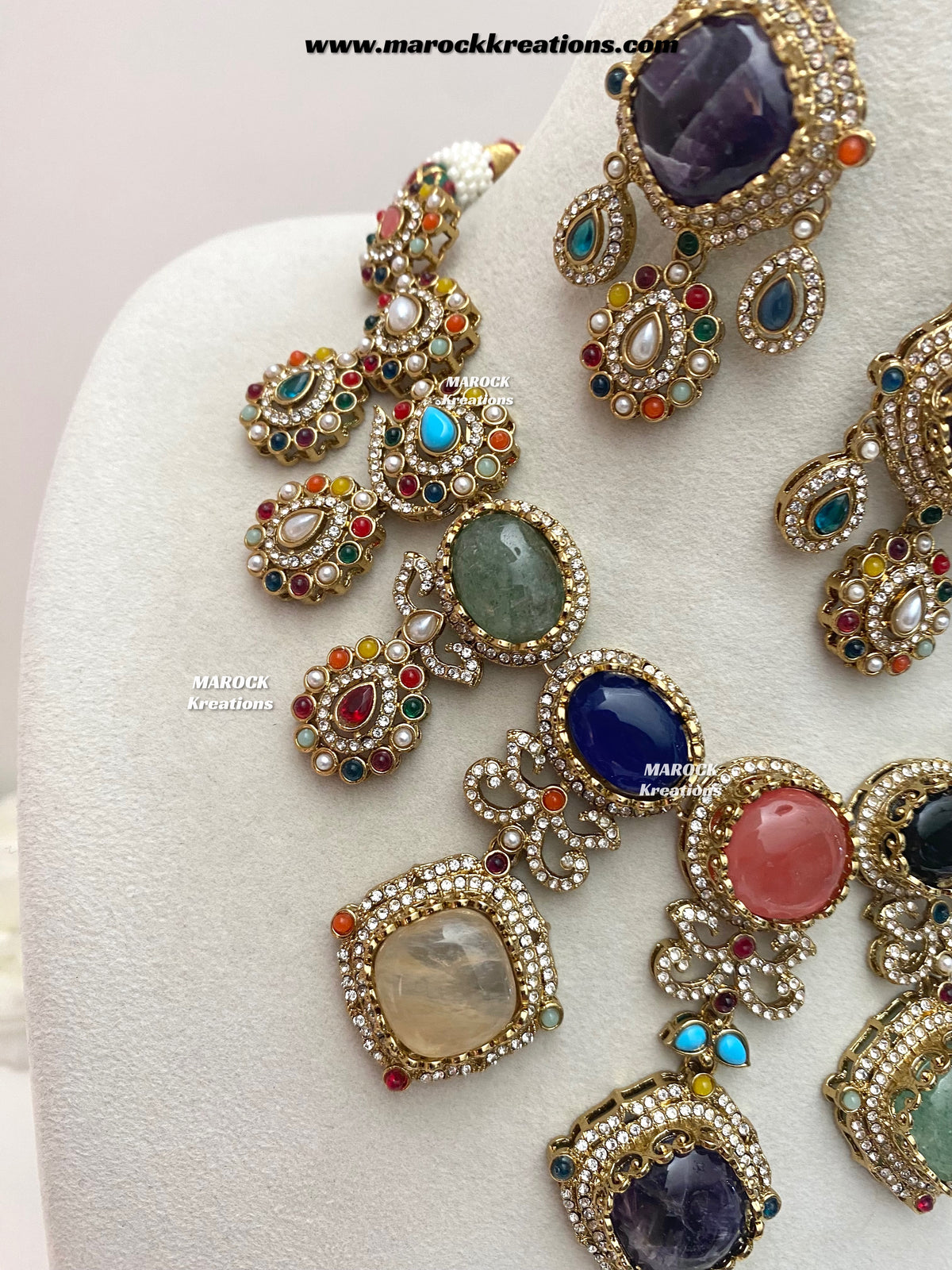 Niharika Sabyasachi inspired Premium Quality Kundan statement choker/necklace set