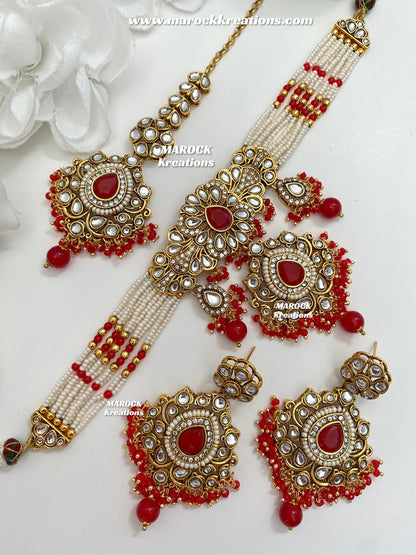 Mahima Premium Quality Kundan Choker set