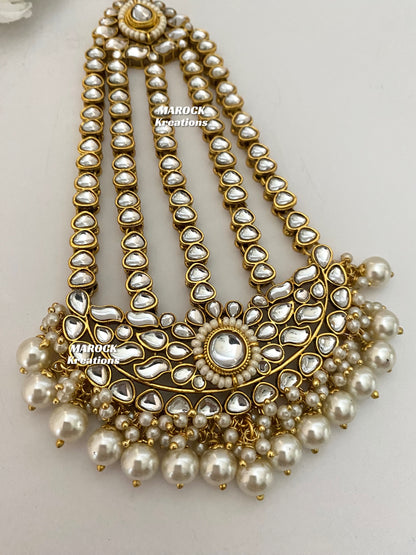 Oversized Kundan Jhoomer/Passa