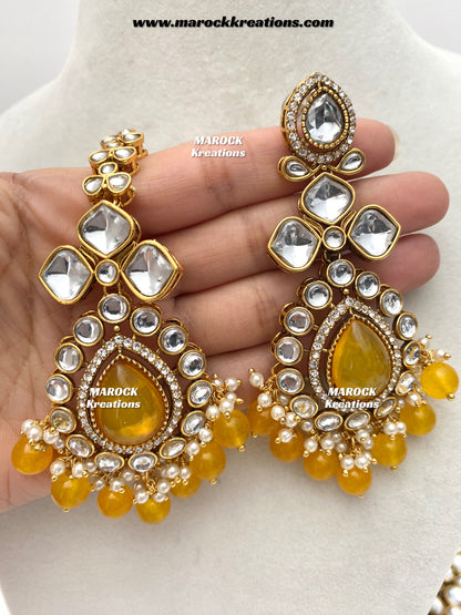 Ruhi Premium Quality Statement Kundan Necklace/Bridal set