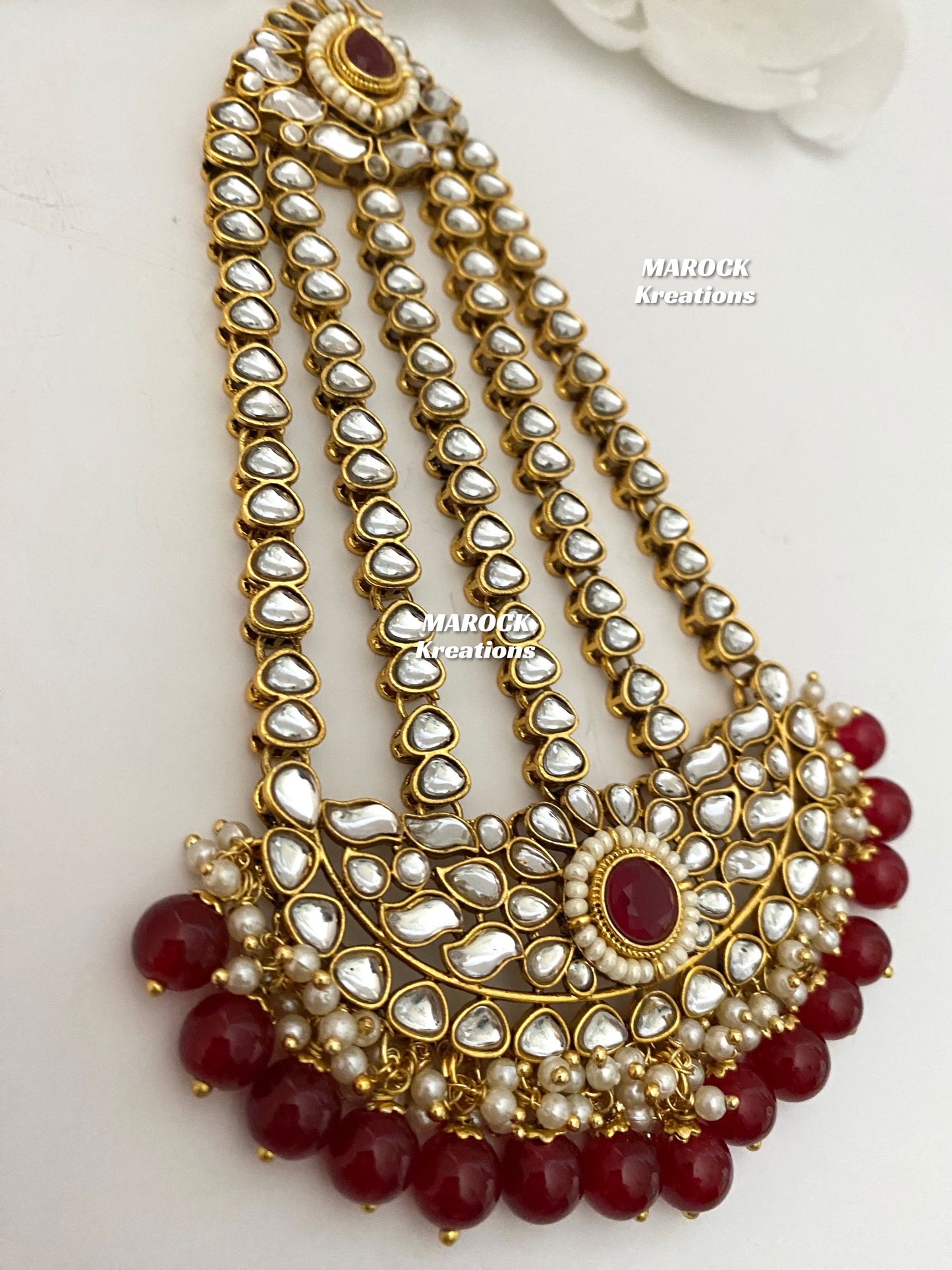 Oversized Kundan Jhoomer/Passa