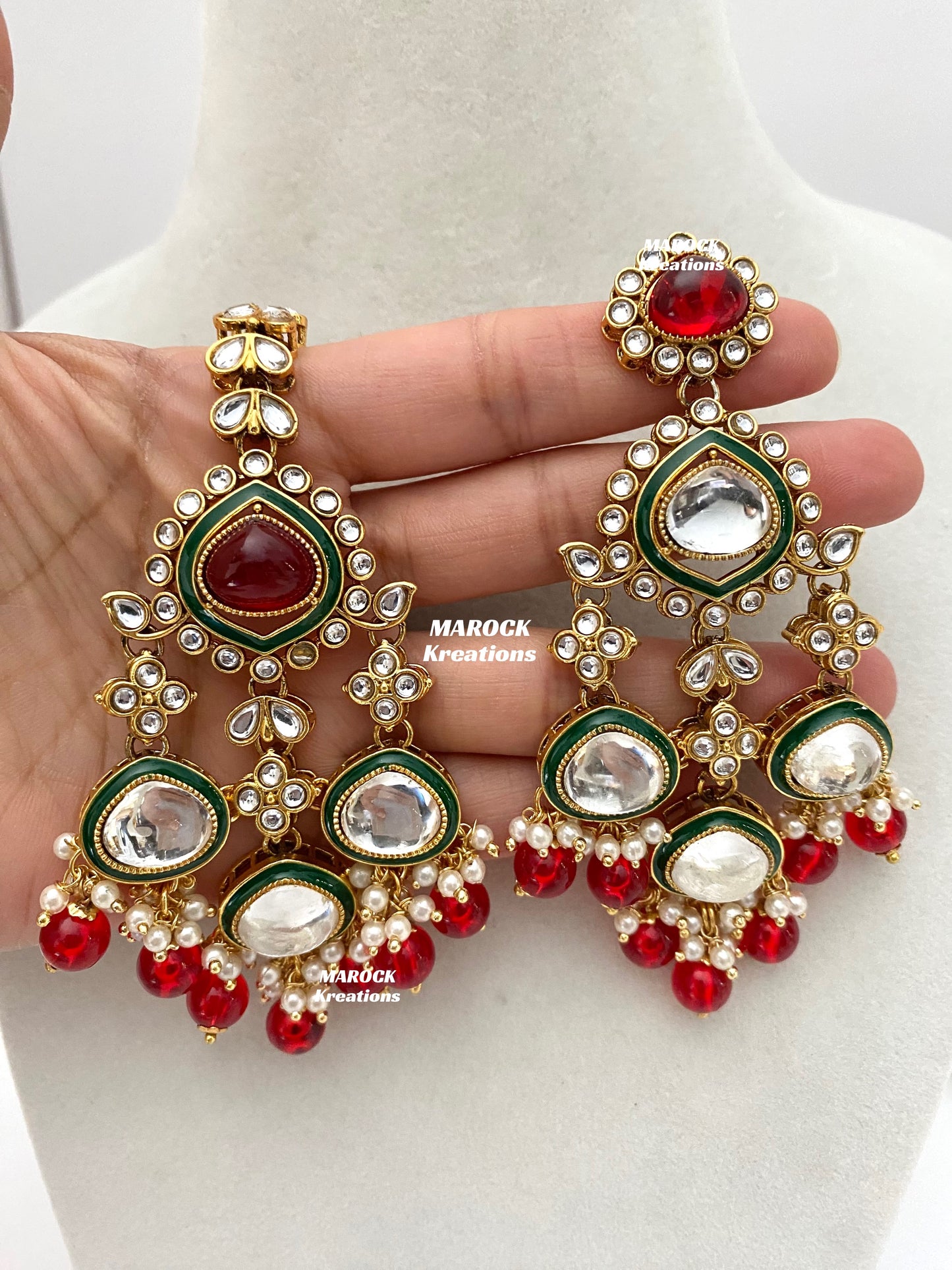 Connie Premium Quality Statement Kundan Necklace/Bridal set