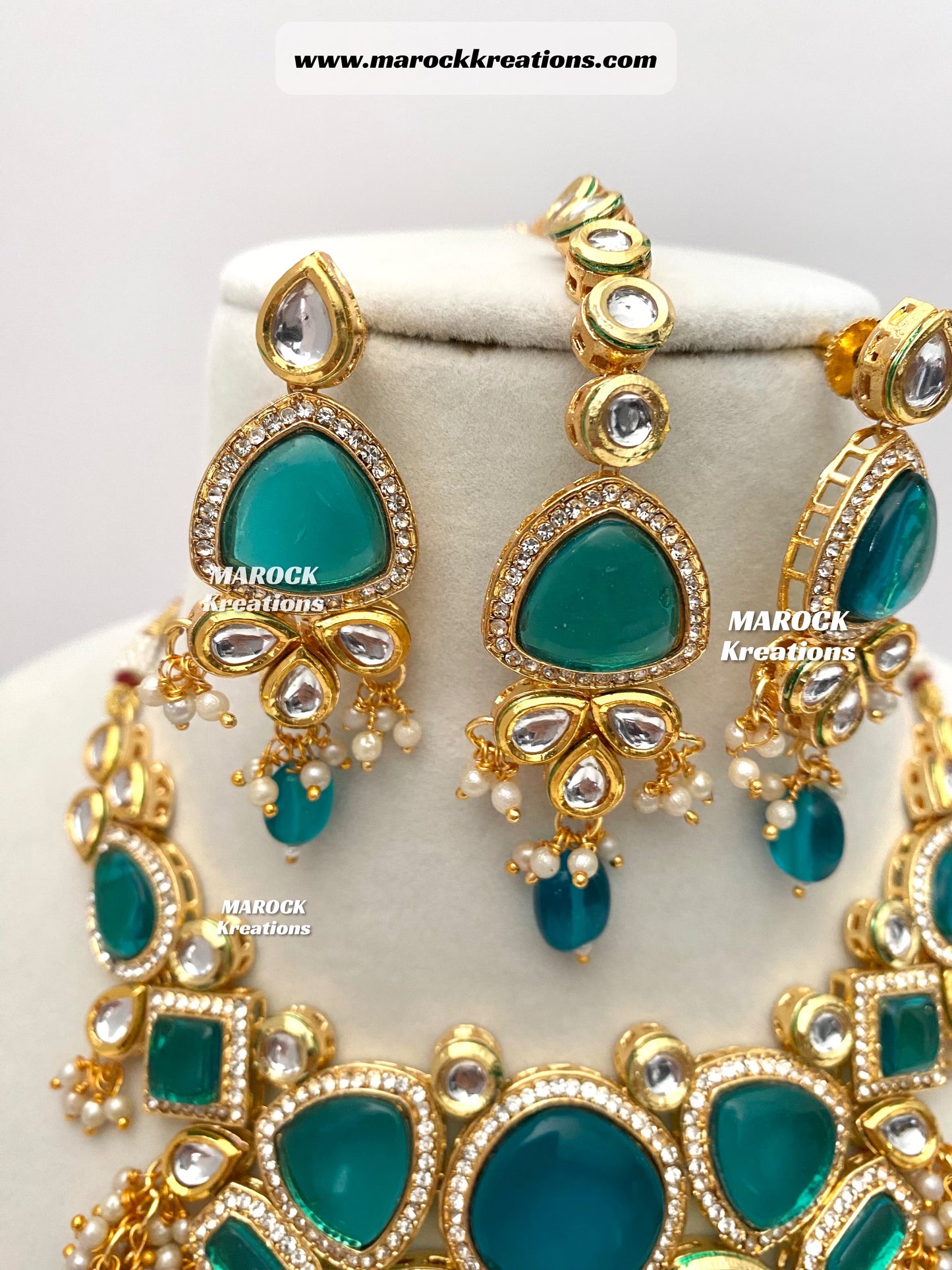 Kundan Statement Necklace set