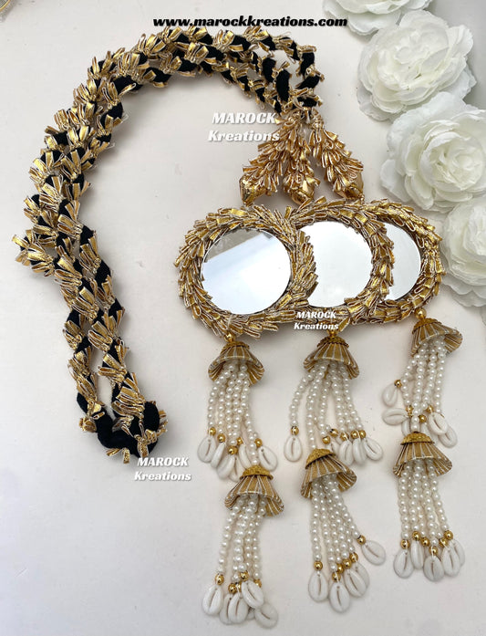 Traditional gotta patti Parandi with lace /Hair dori/Jago braid accessories