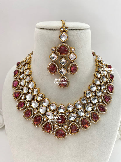 Patriza Sabyasachi inspired Premium Quality Kundan Statement Necklace set