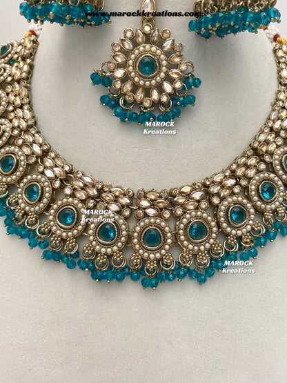Sameera Polki Necklace set