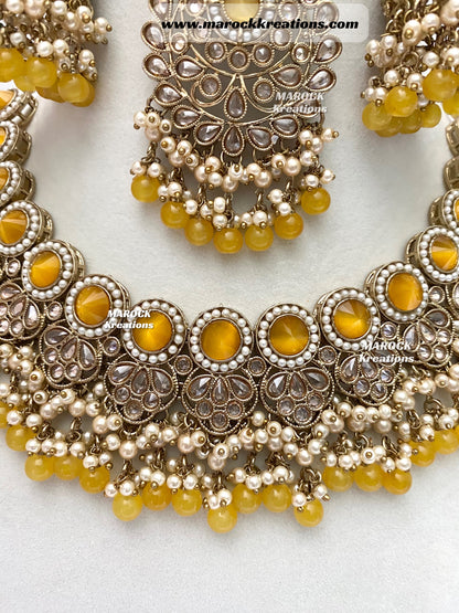 Aalia Antique Polki Necklace set